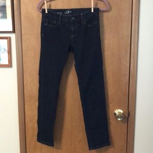 The Loft blue jean. size 2 petit